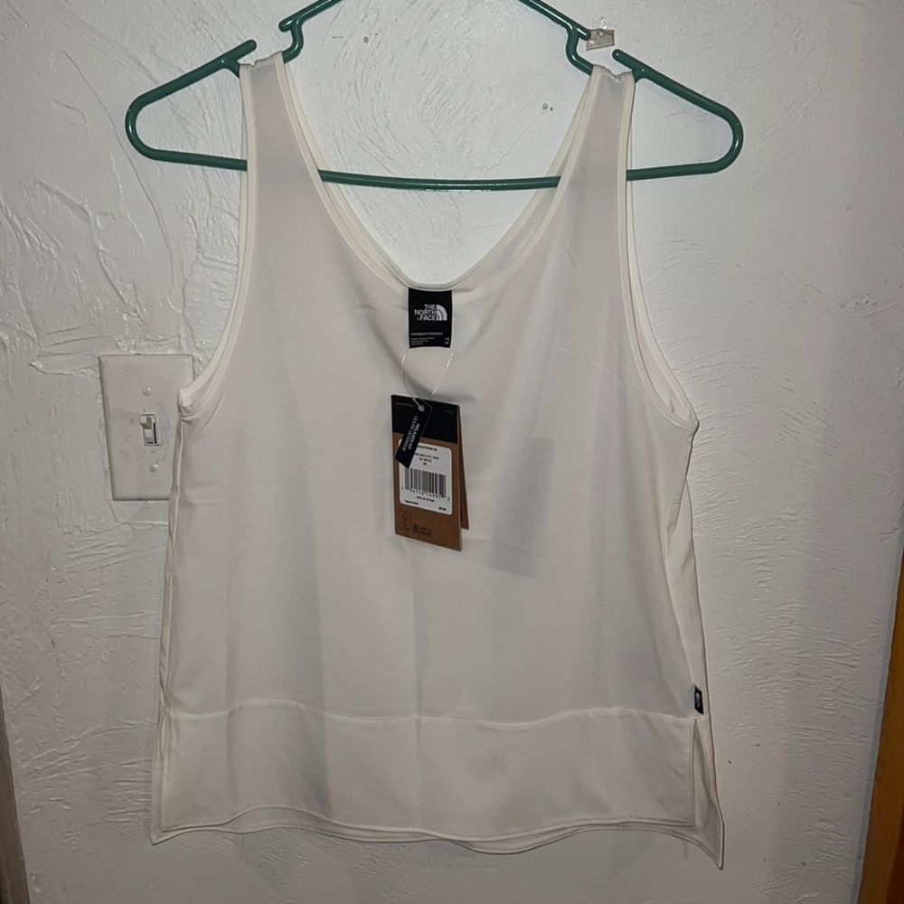 NWT white silky tank